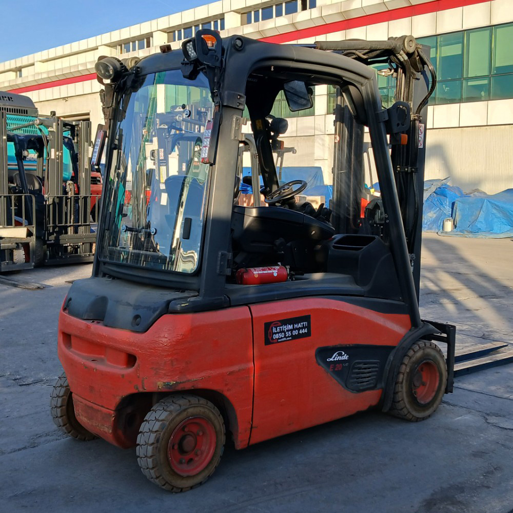 LINDE E20PL-386-02 Elektrikli Forklift (F1.5396)