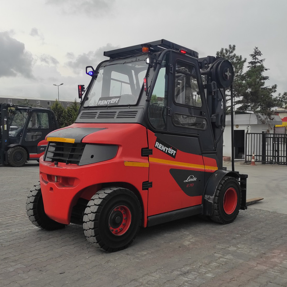 LINDE E70-1279 Elektrikli Forklift (F1.6354) [OPS]