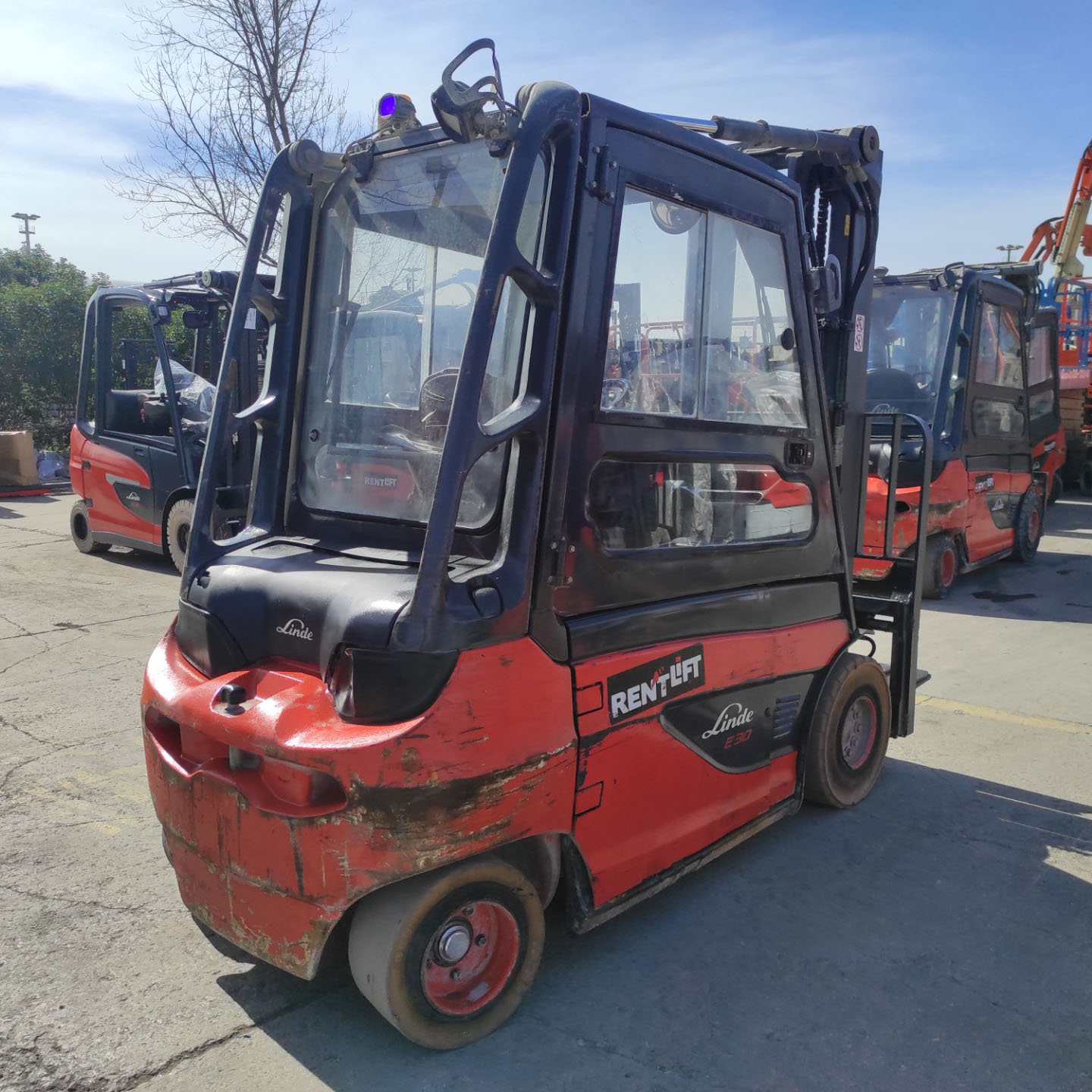 LINDE E30-387 Elektrikli Forklift (F1.6386)