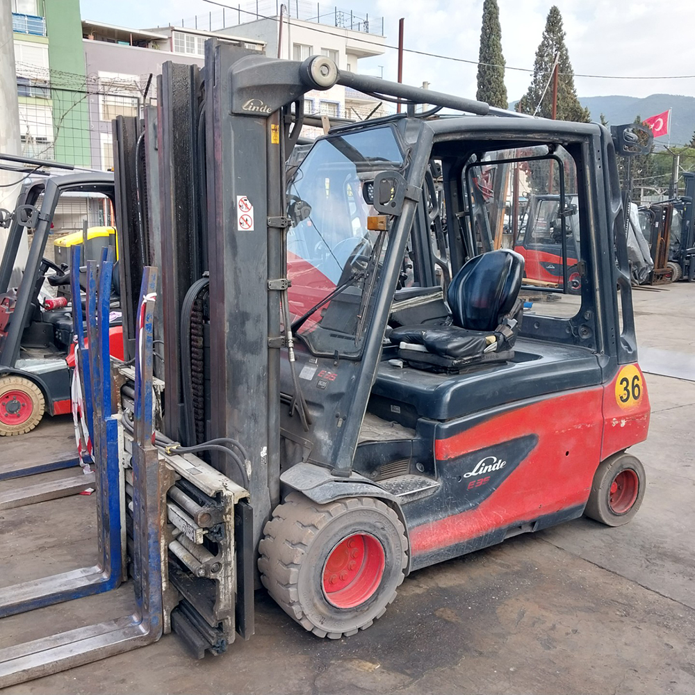 LINDE E35L-387 Elektrikli Forklift (F1.6395)